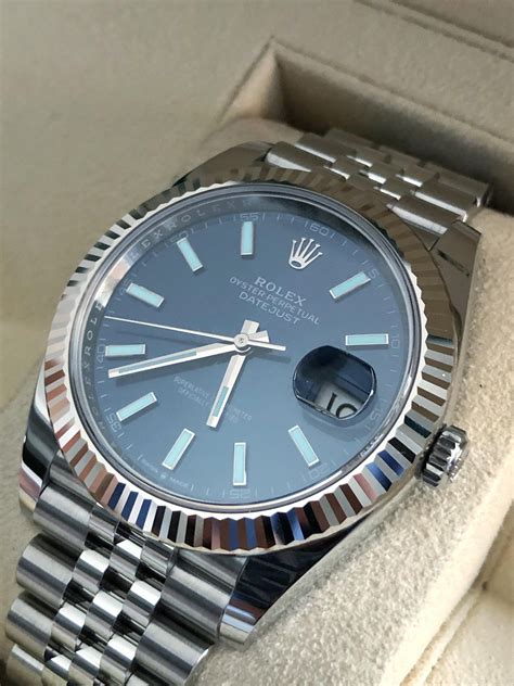 blue face datejust 41mm.